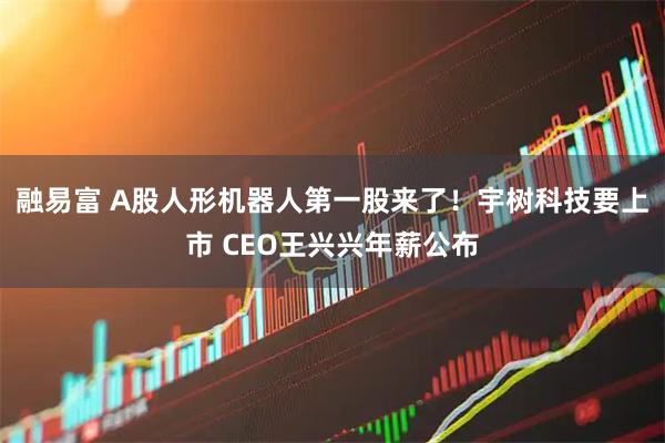 融易富 A股人形机器人第一股来了！宇树科技要上市 CEO王兴兴年薪公布